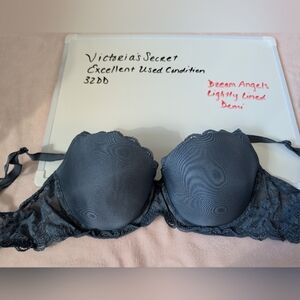 Victoria's Secret Dream Angels Lightly Lined Demi Bra - Medium Blue
